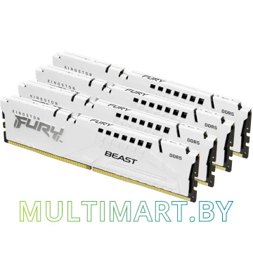 Оперативная память Kingston FURY Beast 4x16GB DDR5 PC5-48000 (KF560C40BWK4-64)
